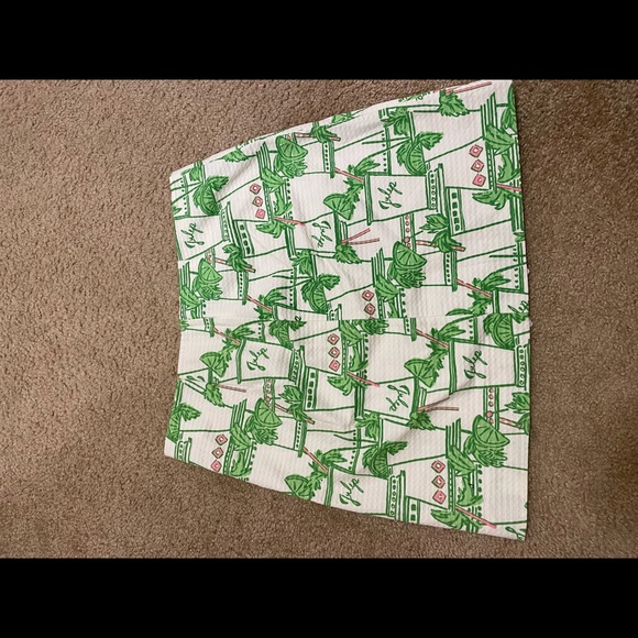 Lilly Pulitzer Mint Julep Skirt “just add mint” pattern - Picture 2 of 4